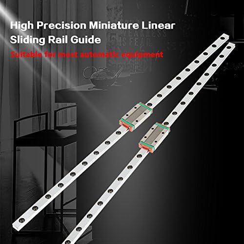 Guia linear, Delaman 1pc lml9h 400mm de alta precisão de alta precisão Bloco de trilho linear linear para CNC