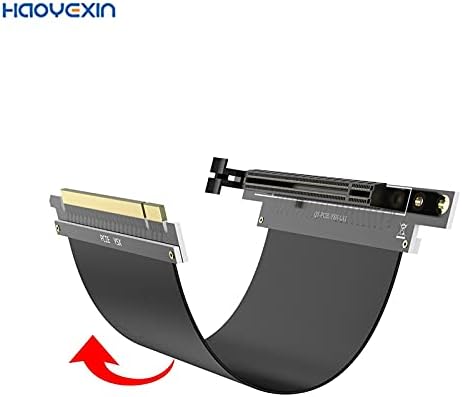 Conectores PCI Express 16x placa de cabo flexível de alta velocidade Adaptador Riser Card 1 slot pcie 3.0 x16 riser para mineração