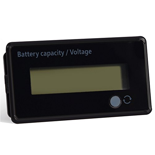 Monitor de bateria GY-6D, testador de capacidade de bateria digital, 12V 24V 36V 48V Monitor de voltímetro do medidor