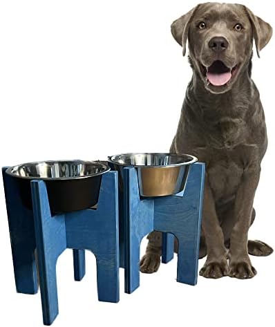 Butler tigelas tigelas de cachorro de aço inoxidável -8 -cup em pó preto com revestimento de aço inoxidável tigelas de comida