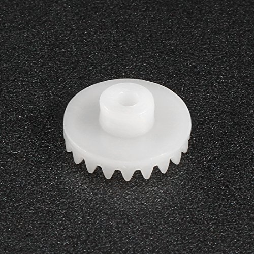 Uxcell 30pcs engrenagens de plástico 20 dentes modelo C202A Redução engrenagem de minhocas de plástico para RC Car Robot Motor
