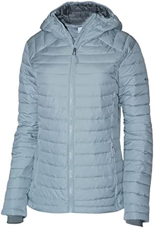 Columbia Women's White Out Ll Omni Heat capuz Jaqueta Puffer