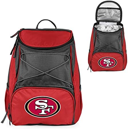 Time de piquenique NFL PTX Backpack Cooler - Mochila refrigeradora macia - lancheira isolada