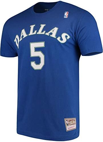 Jason Kidd Dallas Mavericks T-shirt de jogador masculino