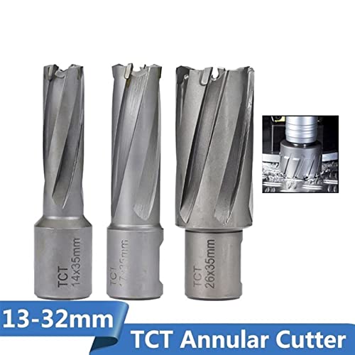 Anular Weldon Shank Magnetic Hollow Bit para Broca de serra de orifício de carboneto de metal Brill 1pcs