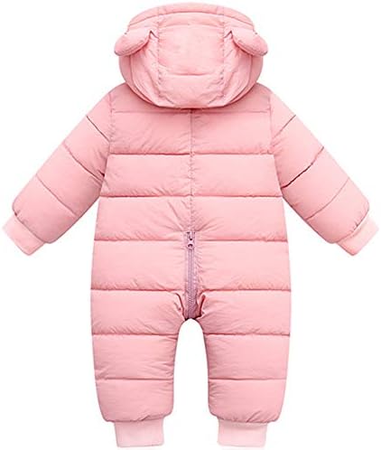 LZH Baby Snowsutuit Toddler Boys Meninas Meninas Snowsuit Snowsuit Zíper de inverno Casaco de suéter de manga longa Longo