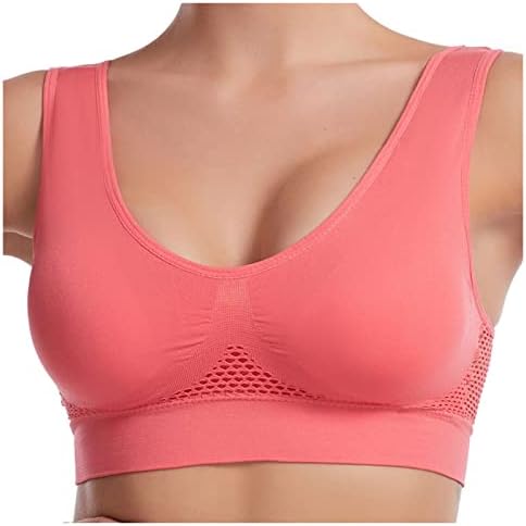 Sutiãs esportiva feminina plus size push up yoga sutiã de cobertura completa beleza back wirefree high suporte sutiã roupas íntimas