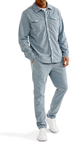 Masculino traje de pista de 2 peças roupas de moletom de veludo de inverno para homens de manga longa
