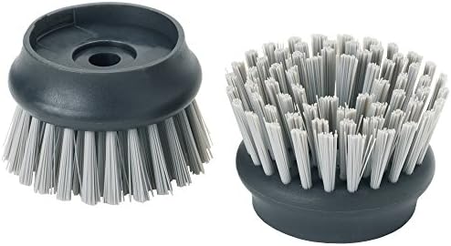 Joseph Joseph Palm Scrub Substaction Brush Heads - Gray, pacote de 2