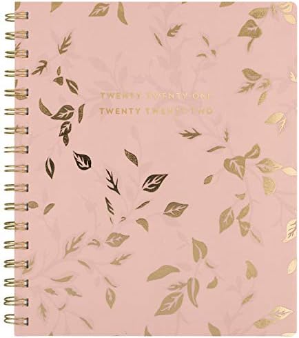 Planejador Acadêmico 2021-2022, Rachel Zoe para Cambridge Weekly & Monthly Planner, 7 x 7-1/4, Medium, Gold Vine