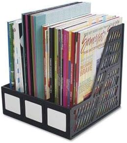 Arquivo de literatura Advantus, cinco slots, 13,25 x 10 x 10,25, preto