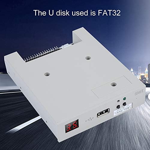 Unidade de leitor de disquete USB, 3,5 1,2 MB USB SSD Drive de disquete SSD Disulador de disquete Adequado para equipamento
