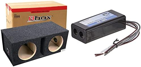 Gabinete de subwoofer de 10 polegadas com ventilação dupla BBOX - Caixas de subwoofer de carro duplo ajustado de áudio e PAC SNI