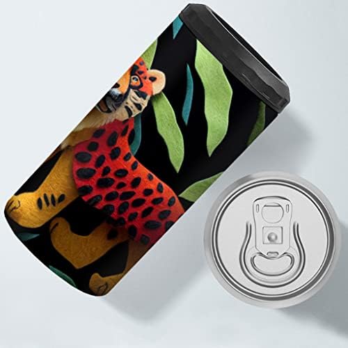 Jaguar Fantasy Art Isolado Slim CAN mais frio - Cute CANDER - FLION ISULADO com tema Slim Cata mais frio