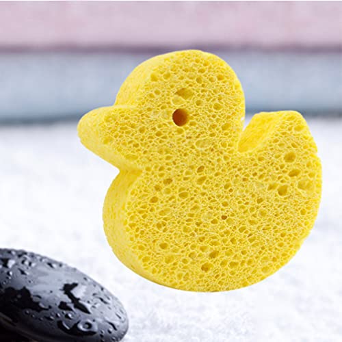 Alipis Loofah Sponge Kids Banho Esponja Banho de Banho de Pato Espumos de Pato Espumos Esconsezes Dosques, Espurso de Banho Espurro Depurador Esporjamento Towele