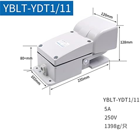 Lykd 1pcs para o pé do pé yblt-ekw/5a/b poço de auto-reset yblt-3/4 pedal de pé yblt-ydt1/11