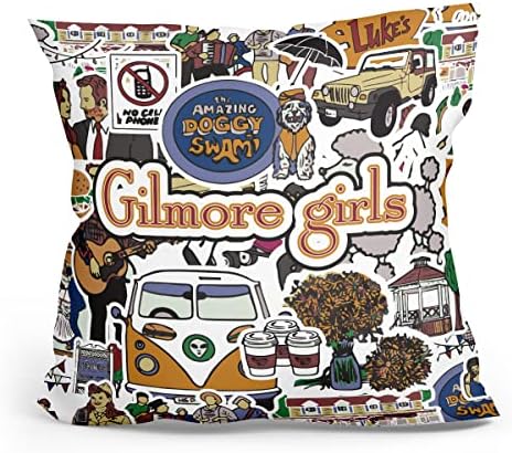 GFUHLRE GILMORE-BAG TV SHOP GUEST LUKE CAPAS DE travesseiro, capa de travesseiro de 18x18, tampas de travesseiro, garotas engraçadas inspirou o presente de fã de Luke para amigos homens fãs fã