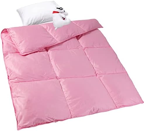 Edredom ZPECC Toddler - edredom | Quilt de ganso para crianças, toda a temporada coberta para cama de bebê, carrinho de