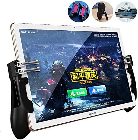 CFSAFAA Controlador Seis dedos PUBG Mobile Trigger Gamepad Fire Aim Botão Joystick para iPad Tablet FPS Game Danight