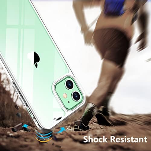 Caixa de telefone Yesrock Compatível com iPhone 12/12 Pro, capa de telefone protetora à prova de choque não lutar