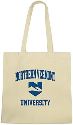 W Republic Northern Vermont University Badgers Seal College Tote Bag