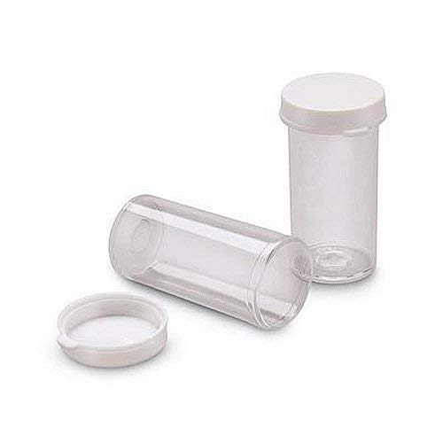 Contêineres de frascos Plastic 7 drama limpo 3 tampas de frasco Tubos de tampas recipientes de prescrição de comprimidos