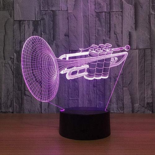 Maodu Art Night Light Instrument trompete led Night Light Seven Color