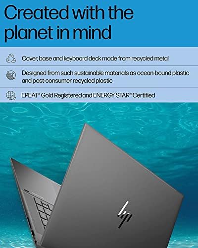 HP 2022 ENVY X360 2-1-1 Laptop com tela sensível ao toque de 15,6 FHD, AMD Ryzen 7 5825U, 32 GB de RAM, 2TB PCIE SSD, teclado