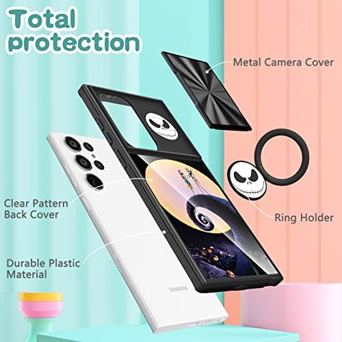 JoyLeop (2in1 para Samsung Galaxy S23 Ultra Phone Case Cartoon fofo para garotas Pretty women adolescente garotas femininas