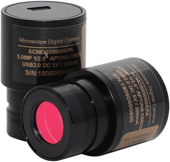 Acessórios para microscópio 2m 3m 5m 8m 12m Câmera de ocular digital USB2.0 para consumíveis de laboratório de microscópio