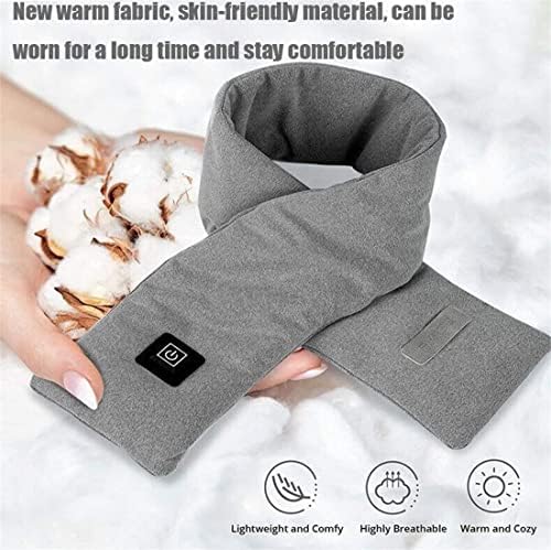 USB Smart Charging Neck e lenço de ombro, almofada de aquecimento do pescoço para alívio da dor, lenço de massagem de aquecimento