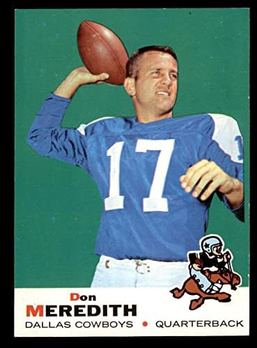1969 Topps # 75 Don Meredith Dallas Cowboys NM Cowboys Smu