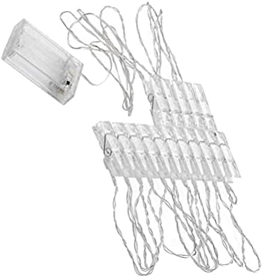 PartyKindom 1 PC clipes de cordas leves Photo Lâmpada Lâmpada LED Decoração para casa/parede/sala decoração