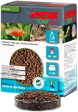 Turfa de mídia de filtro de aquário eheim, pellets de torf 1 litro