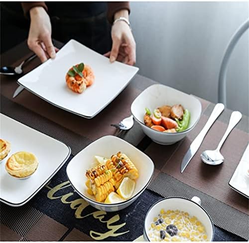 Zhuhw talheres de talheres placemat conjunto de tableware completo conjunto de alimentos ocidentais domésticos