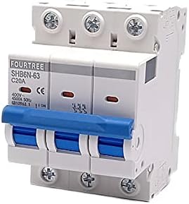 Basni 1pcs 3 pólo DIN Rail mini circuito da caixa de distribuição de ar -intermato doméstico Caixa de distribuição do