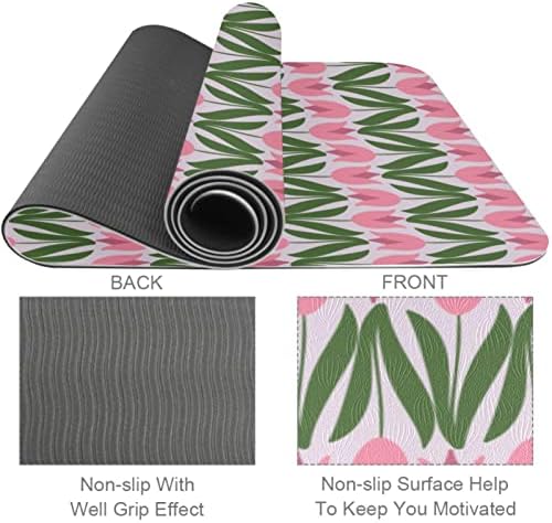 Yoga Mat, tapetes de ioga para treino doméstico, tapete de exercícios, tapetes de exercícios, pilates tapete, desenho animado de