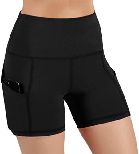 Ioga shorts de alta cintura alta feminino feminino feminino leggings calças coloridas meninas shorts de ioga tamanho 8