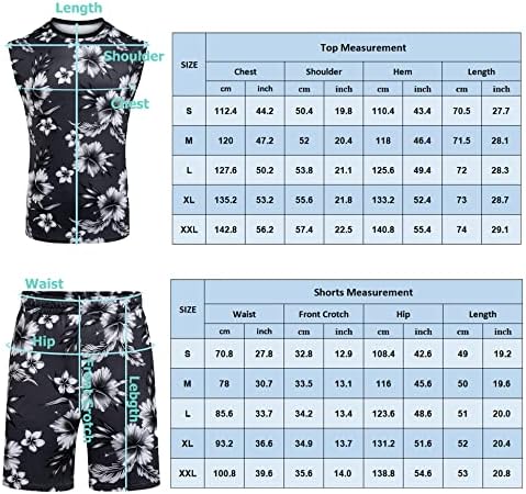 As camisetas e shorts de malha masculina de Astoseu definem roupas de verão de 2 peças de treino com tee de mangas impressas