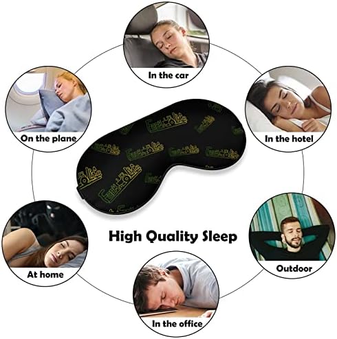 Fazenda Tractpr Sleeping Sleeping Máscara de cegos de olhos fofos capa com alça ajustável para homens homens noite