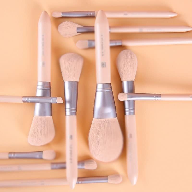 Slnfxc 12 pincel de maquiagem Conjunto completo de ferramentas de beleza de escova de pó soltas Brush de blush -marcador de sombra