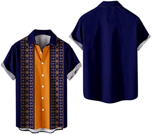 Camisas de treino de verão bmisegm para homens de férias de verão masculino tendência de moda de praia lazer 3d masculino