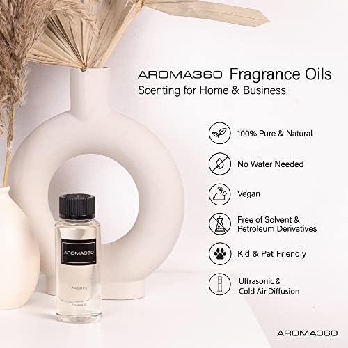 AROMA360-24K BLENHA DE ÓLEO DE FRAGRANÇA MÁGICA | Hotel inspirou difusores de óleo essencial de luxo | Óleo de difusor de