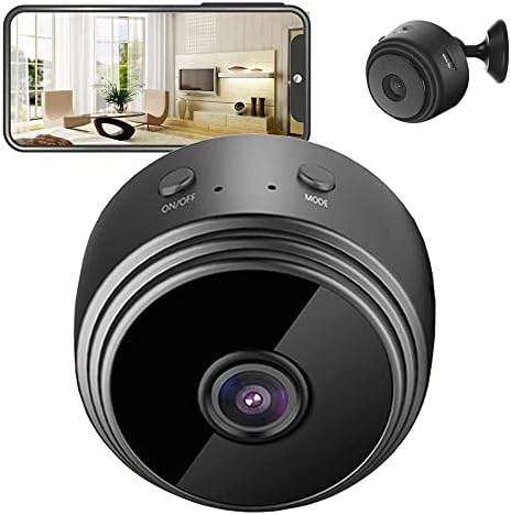 Câmera da casa de Lolicute - câmera de vídeo Wi -Fi com 1080p de vigilância noturna de vigilância em miniatura Detecção de movimento