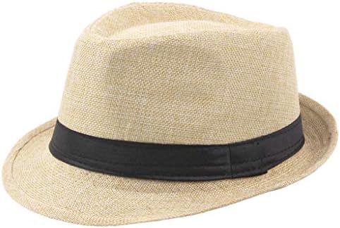 Jazz Hat Men's Breathable Homens Unissex Classic Classor curto Fedora Gangster Com banda unissex feminina fedora hat fedora