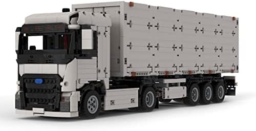 Lingxuinfo 1807pcs F-max Transportador de caminhões Modelo Blocos de construção, kit de modelo de caminhão de montagem