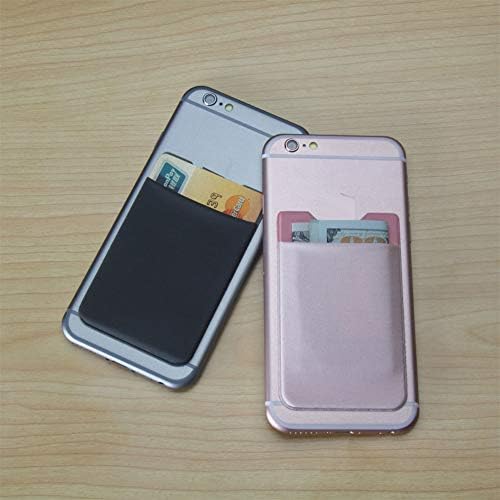 4 peças Phonet Holder Phone Wallet Stick Titular Strethy Lycra Carteira de bolso de bolso CARTO DE CARTO DE CARTO DE CASO DE CASE