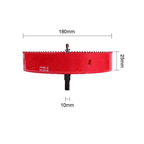 Bettomshin Bimetal 0,6 SAW SAW 16mm Profissional Aço inoxidável Bitter Cuttter 25mm Defesa de corte com alça triangular