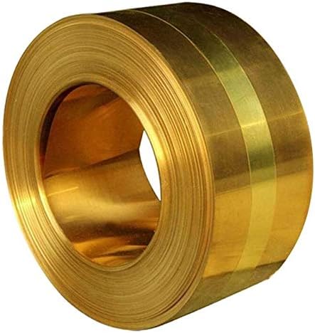 Nianxinn Brass Metal Metal Placa de folha de folha 200 mm x 1000 mm Folha de cobre puro