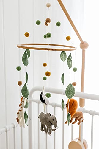 Sorrel + Fern Baby Crib Mobile - Safari Adventure - Decoração do berçário Teto móvel e chá de bebê para meninos - para meninos